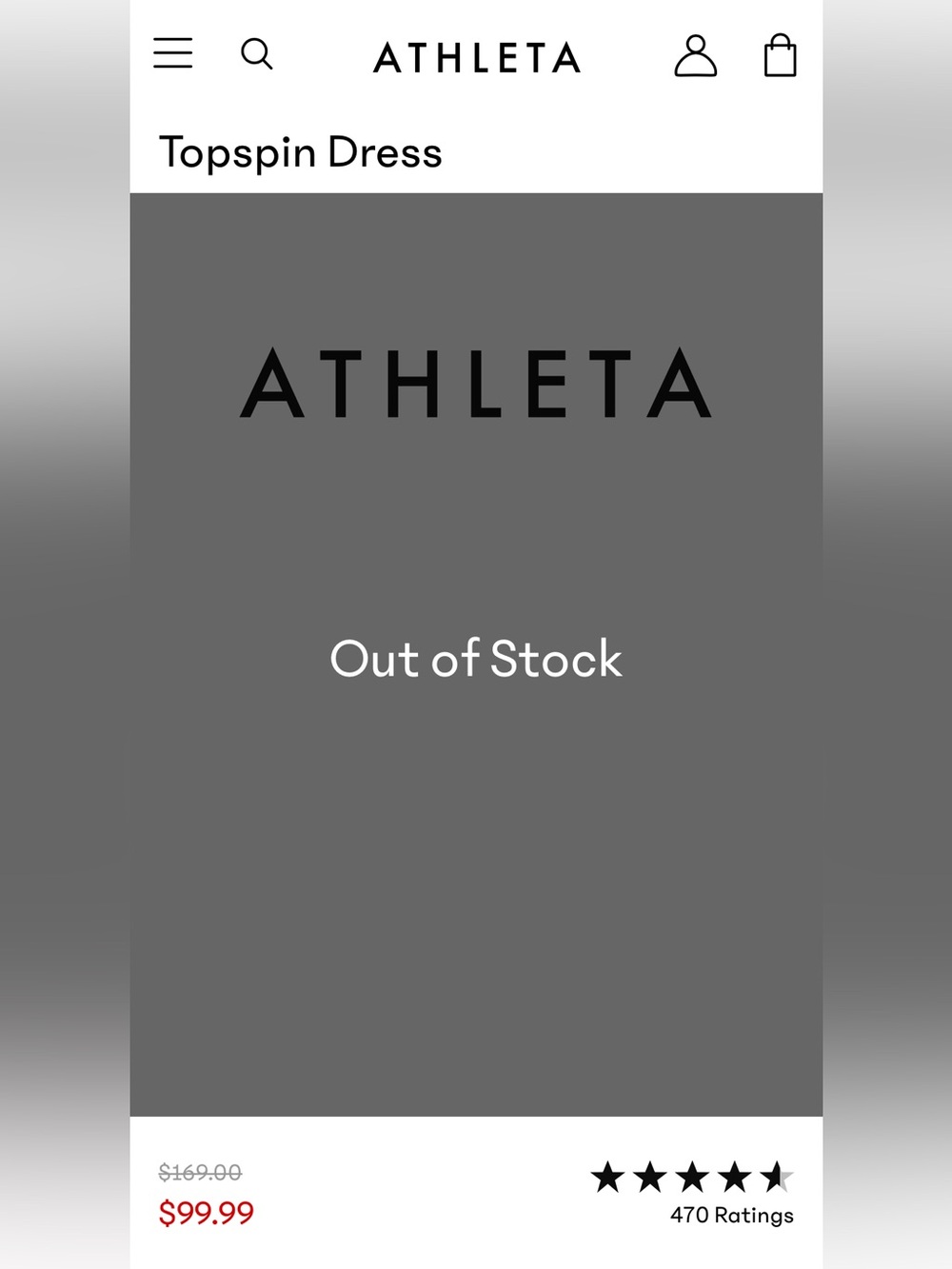 Athleta Topspin Dress Deep Ocean Teal Travel Golf Tennis Active Athleisure UPF M - Picture 11 of 11